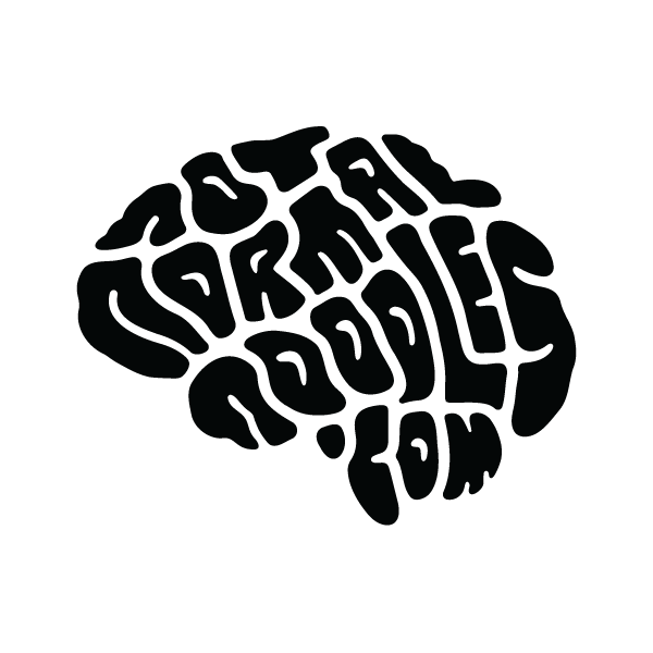 Not Normal Noodles brain logo